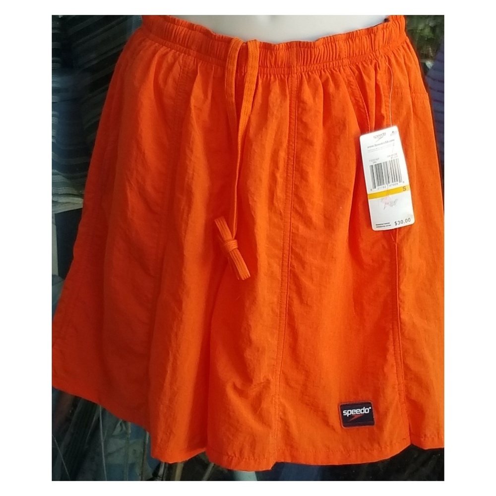 - Speedo Swimming Orange Trunks Boys Size S